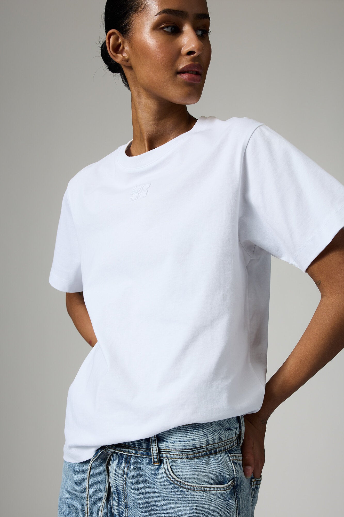 Heavy Jersey Parry t-shirt - hvid